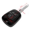 Bowarepro Uncut Blade 2 Button Remote Key Shell Case for