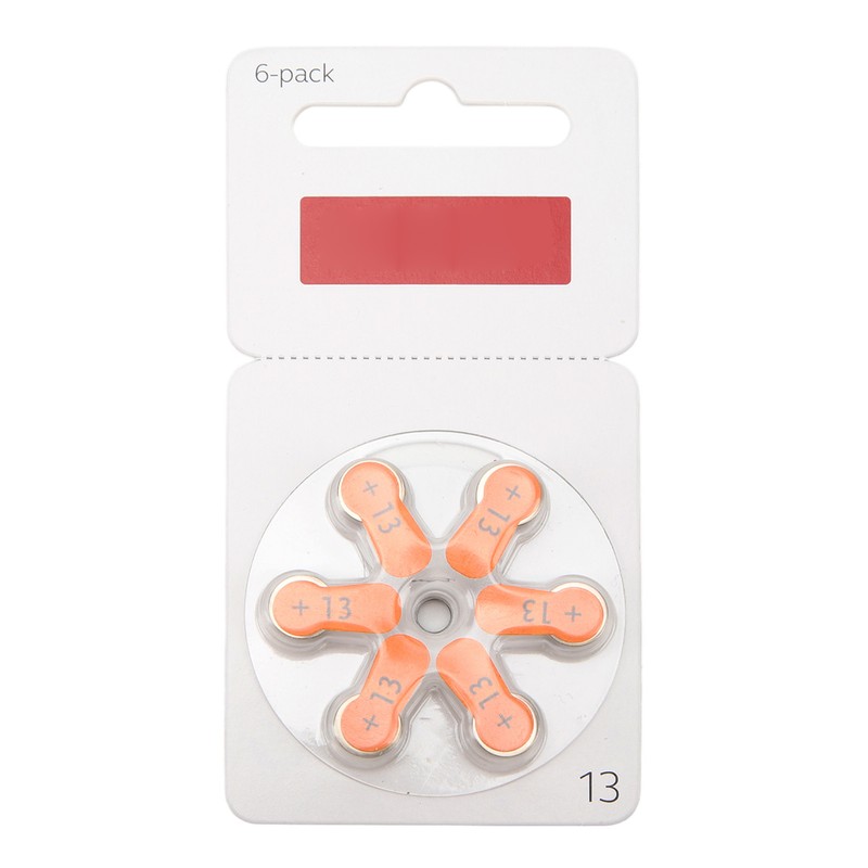 60pcs A13 Hearing Device Battery Zinc Air Lasting Power Sound