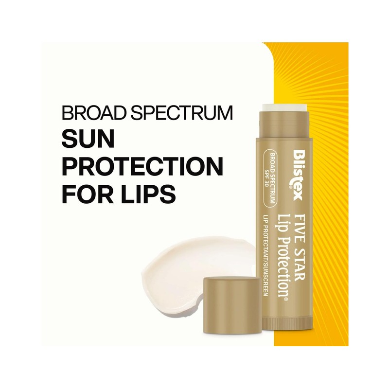 Blistex Five Star Lip Protection SPF 30 Lip Protectant, 0.15