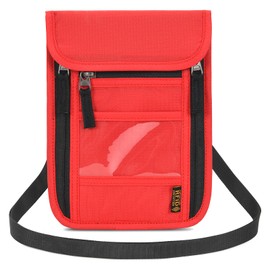 Neck Wallet Lightweight RFID Blocking Waterproof Travel Pouch for Women Men