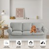 JADE POKE Light Grey EKTORP Loveseat Cover Custom Made Compatible