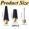 klahh 10PCS Ball Pump Needle Set Inflation Needle Adapter Kit