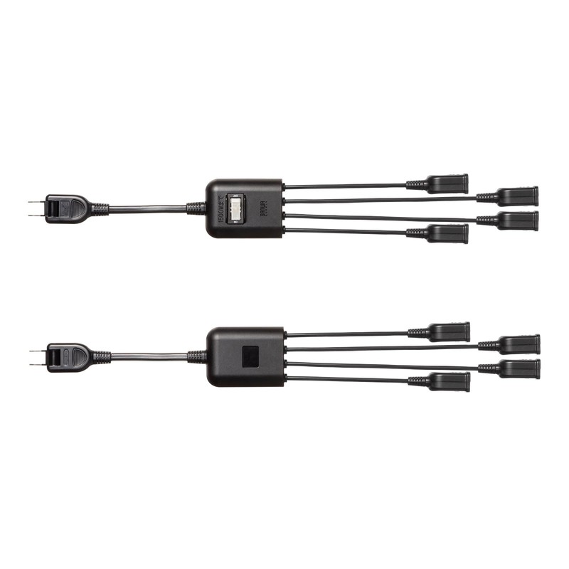Sanwa Supply TAP-EX4SWBK Power Extension Cord with Bulk Centralized Switch