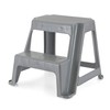 Gracious Living 2-Step Stool, Portable Plastic Stepping Stool for Dorm,