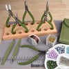 BEADSMITH 8 FASHION- OLIVE COLOR TOOL SET FOR MAKING JEWELRY