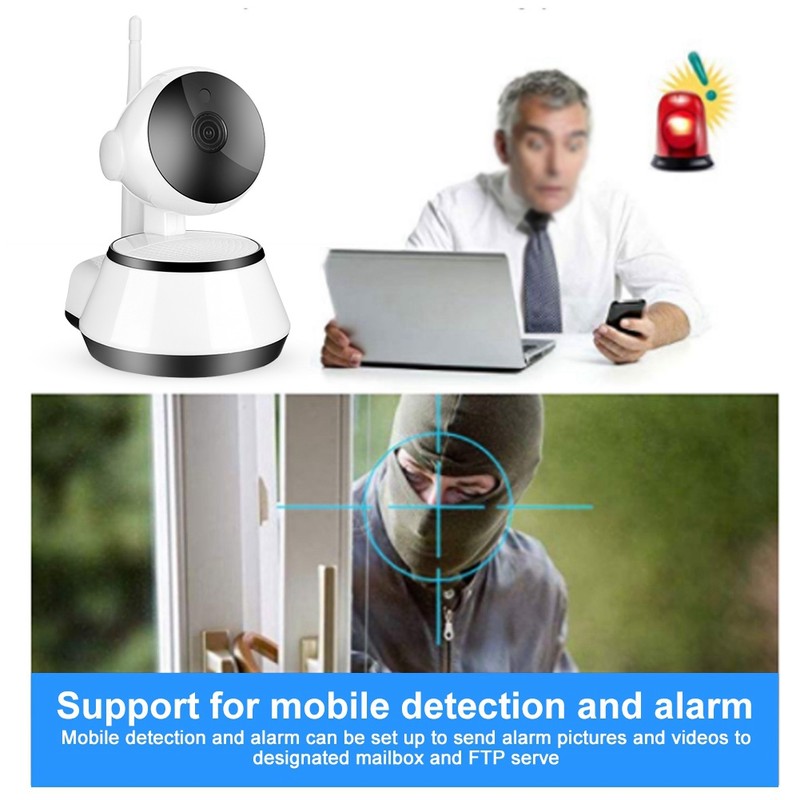 720P WiFi Smart IP Surveillance Camera Wireless IR Night Vision