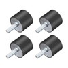 sourcing map 4pcs M6 Vibration and Damper Holder Rubber with