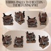 BestGiftEver Coaster Set of 4 Western Cowboy-Inspired Coasters for Drinks,