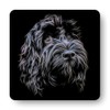 Fractal Artworks Cockapoo Set of 4 Coasters with Fractal Art