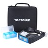 YOCTOSUN Headband Magnifier with 4 Lenses, 4 LED Lights and