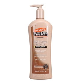 Palmer's Cocoa Butter Formula Natural Bronze Body Lotion with Vitamin E - Gradual Tanning Moisturizer, 400ml - Builds & Maintains a Natural Tan, Deep Hydration for All Skin Tones.
