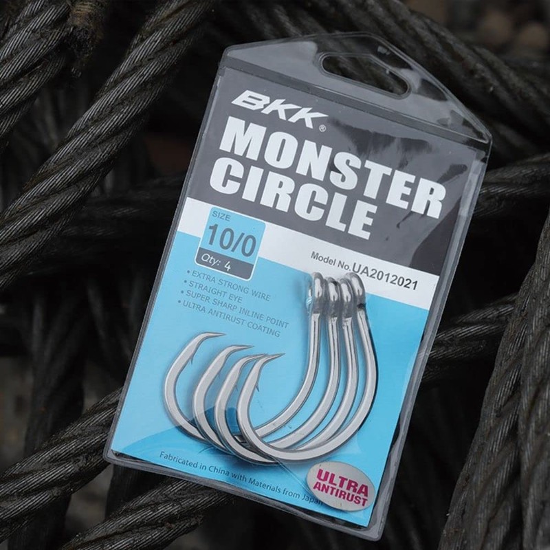 BKK Monster Circle Hooks 12/0 Qty 3