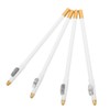 Mikinona 4pcs Barber Hairline Pencil Set Sharpener Beard Shaping Pencils for Precise Edge Styling for Men Grooming and Eyebrow Definition