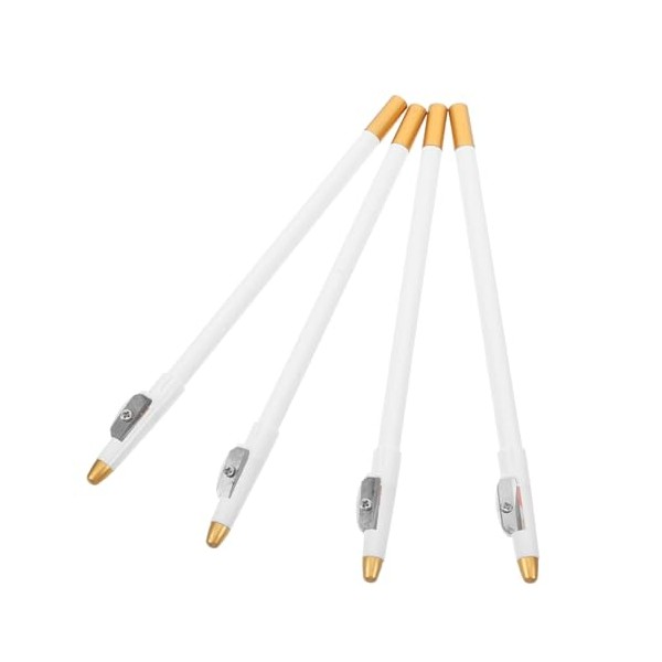 Mikinona 4pcs Barber Hairline Pencil Set Sharpener Beard Shaping Pencils