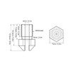 5Pcs 3D Printer Nozzle Set Brass with Stainless Steel Tips