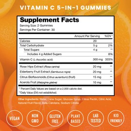 NutraChamps NutraChamps (2-Pack) Vitamin C Gummies and Elderberry Gummies Bundle