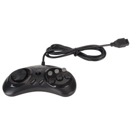 For Sega Controller, 9 Pin 16Bit Classic Game Controller 6 Button Arcade Pad Mini Handheld Gamepad Controller