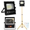 39000LM Rechargeable LED Work Lights with Stand,120H Runtime Solar Work