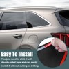 MSIZOY Side Window Louvers Shade Trim Cover Compatible with for