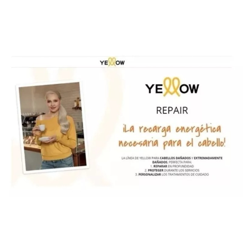 Yellow Shampoo 500ml + Acondicionador 500ml Yellow Repair