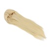 Women Long Blonde Wig with Bangs Synthetic Secure Fit Heat
