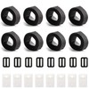 IONPSHG 8Set Pool Solar Cover Reel Attachment Kit Pool Solar