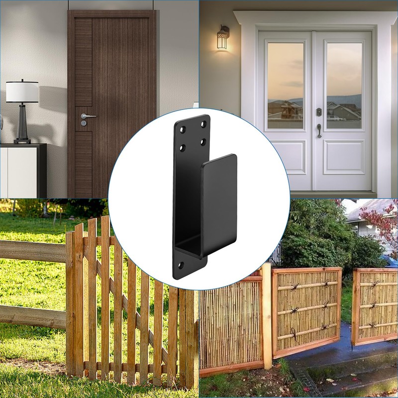 2x4 Door Barricade Brackets, 2 Pcs Drop Bar Security Door