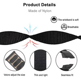 Niboow Strap Compatible with Oppo Watch Free, Men Women Children Nylon Soft Lightweight Breathable Watch Band Compatible with Oppo Watch Free - Green