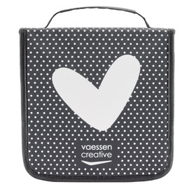 Vaessen Creative Storage, Empty, to Organise and Store Cutting Dies, Stamps and Embossing Folders, 9.8 x 9.8 x 3.1 inches,Black