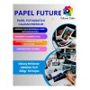 Papel Fotográfico Glossy Brillante Tabloide 260gr 50 Hojas Color Blanco