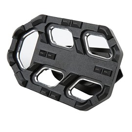 Acouto Extensión de Clavija de Freno de Pie de Motocicleta Repuesto de Aleación de Aluminio CNC para G310GS 17-2020, Reposapiés Ancho de Motocicleta Extensor de Pedal de Freno (negro)