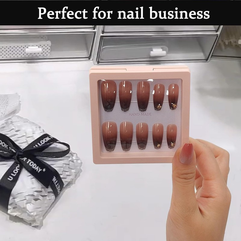 GUXACU - Cajas de embalaje de uñas 3D flotantes a
