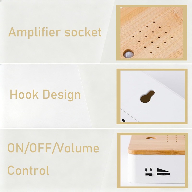 Bird Chirping Soundbox, Bird Singing Speaker with Motion Sensor