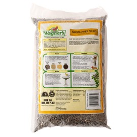 Wagner's 52023 Black Oil Sunflower Seed Wild Bird Food, 5-Pound Bag