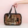 Transparent Beach Tote Bag - Vacation & Water Play - Double Layer See-Through R26 Free Size / Large Frosted 20ea