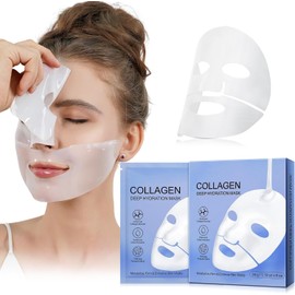 Collagen Mask 6 Pack - Face Mask for Deep Hydrating - Collagen Mask Overnight
