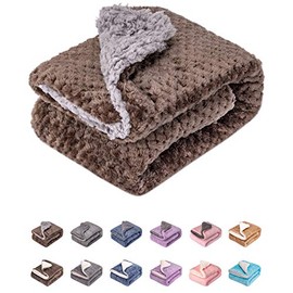 Fuzzy Dog Blanket or Cat Blanket or Pet Blanket, Warm and Soft, Plush Fleece Receiving Blankets for Dog Bed and Cat Bed , Couch, Sofa, Travel and Outdoor, Camping (Blanket (24" x 32"), DG-Eagle Grey)