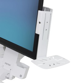 Ergotron – Scanner Shelf VESA Mount – Add-on for VESA Monitor Arms – White