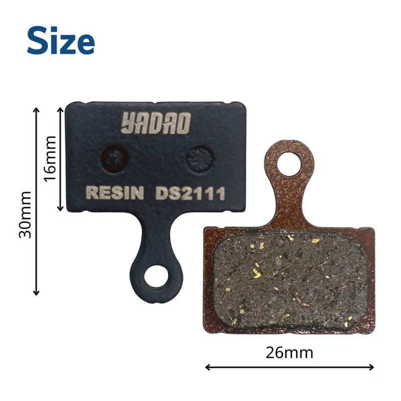 YADAO DS2111 Compatible K03S, K05S, L03A, Bicycle Disc Brake Pads