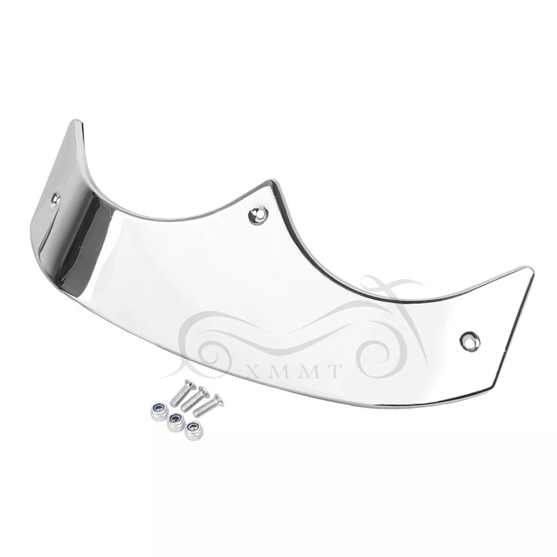 Unbranded Stainless Steel Chrome Rear Fender Trim Tip For Harley