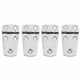4Pcs Boat Hatch Hinge 316 Stainless Steel Rust Proof Sturdy Marine Hatch Hinge for Yacht 76 X 38mm / 3 X 1.5in