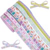 GORGECRAFT 27m 6 Rolls Easter Ribbon Set Pastel Easter Grosgrain