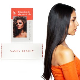 SAMLY BEAUTY Natural Hair Extension Clip In Natural (35 cm/55 cm/60 cm)