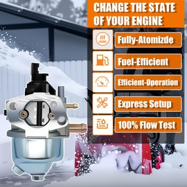 38744 Carburetor Compatible with Toro Power Clear 621 721 Snowblower Models 38741 38742 38743 38744 38751 38563 38568 Replacement model 127-9008 (38744)