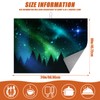 Starry Sky Forest Dish Drying Mat for Kitchen Counter Microfiber