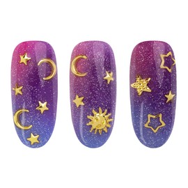 NEONAIL Nageldekorationen 3D Nail Art Karussell 06 - Nail Charms - Nägel Selber Machen - Nails - Nageldesign - Accessories - Nailart - Nail Art Zubehör - Nagel Deko - Nagelschmuck - Gold