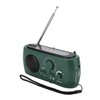 TOPINCN Radio Solar con Linterna LED Radio Am/FM de Manivela