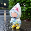 Tzwhwcx 17cm Doll Clothes-Raincoat Set, Transparent Cloak Raincoat + Yellow