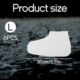 Tabanzhe Waterproof Shoe Covers-3 Pairs Reusable Overshoes Non Slip Rain Shoe Covers Folding Anti Skid Boot Overshoes for Outdoor Rain Snow Mud