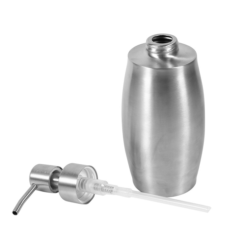 1pc 304 Stainless Steel Bathroom Shampoo Shower Pump Lotion Dispenser